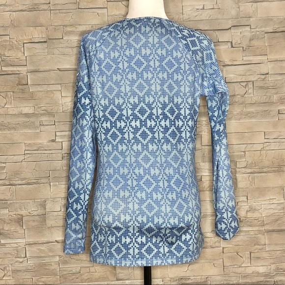 Nike Pro blue Hyperwarm sport top - Picture 4 of 8